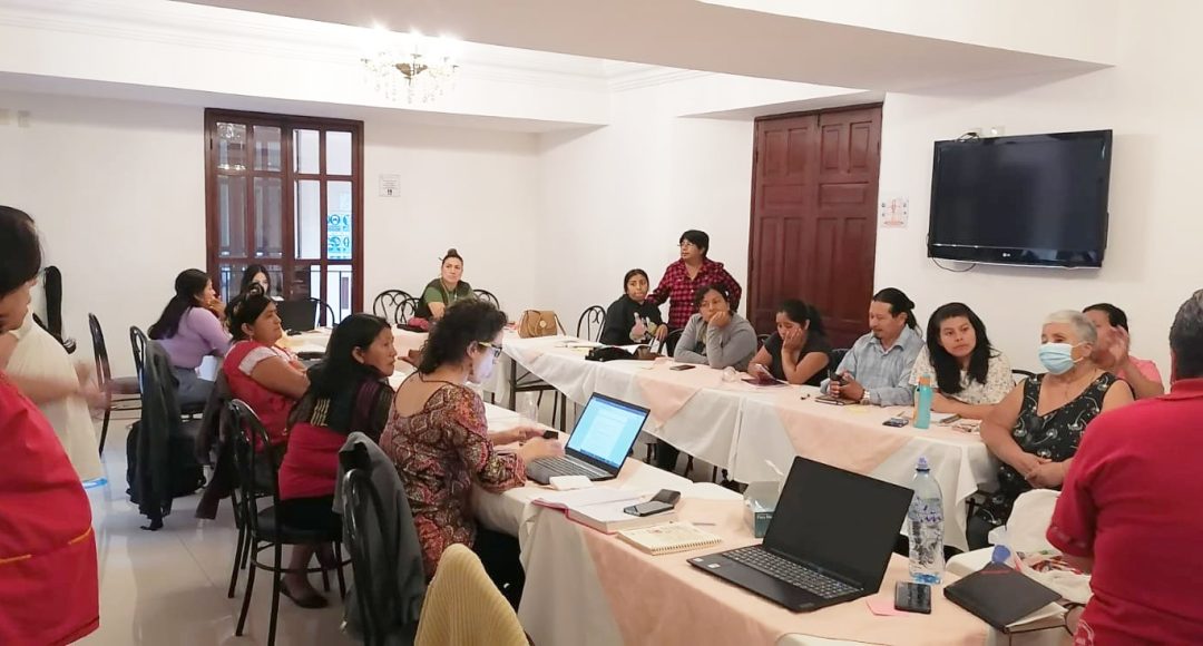 Taller de Gestoras en la frontera sur de México con Guatemala