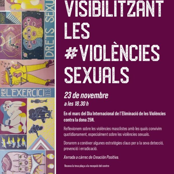 Charla 'Visibilizando las violencias sexuales' en el CEM Can Ricart