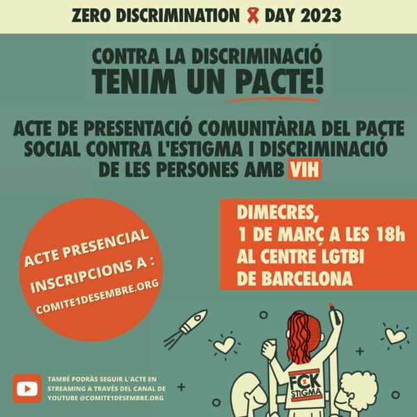 Acto de presentación comunitaria 'Contra la discriminación, tenemos un Pacto!'