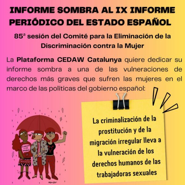 Informe Ombra de la Plataforma CEDAW Catalunya
