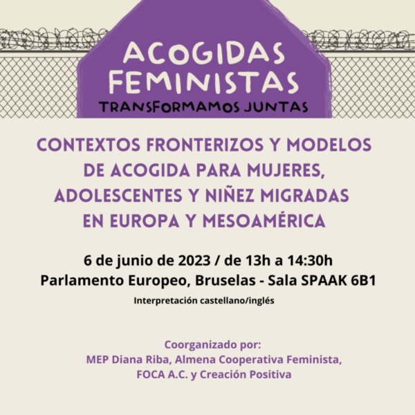 Acto en el Parlamento Europeo: 'Acogidas Feministas – Transformamos Juntas'
