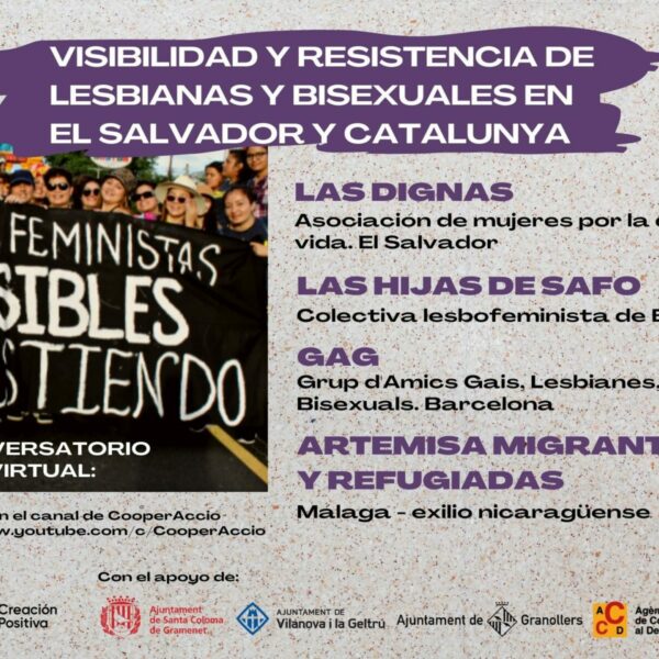 Visibilidad y resistencia de lesbianas y bisexuales en El Salvador y Catalunya